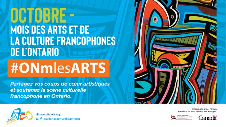 #ONmlesARTS pour célébrer le mois des arts en Ontario!